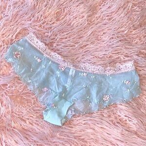 Victoria’s Secret Vintage Floral Mesh Panty